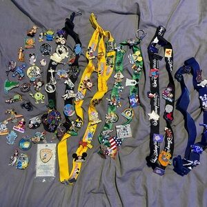 Disney Pins Lot From 2001-2006 About 105